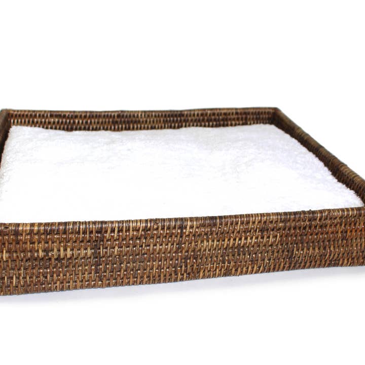 Matahari - Wholesale Decorative Tray - Rectangular Tray - AB 15x12x2.75'H2