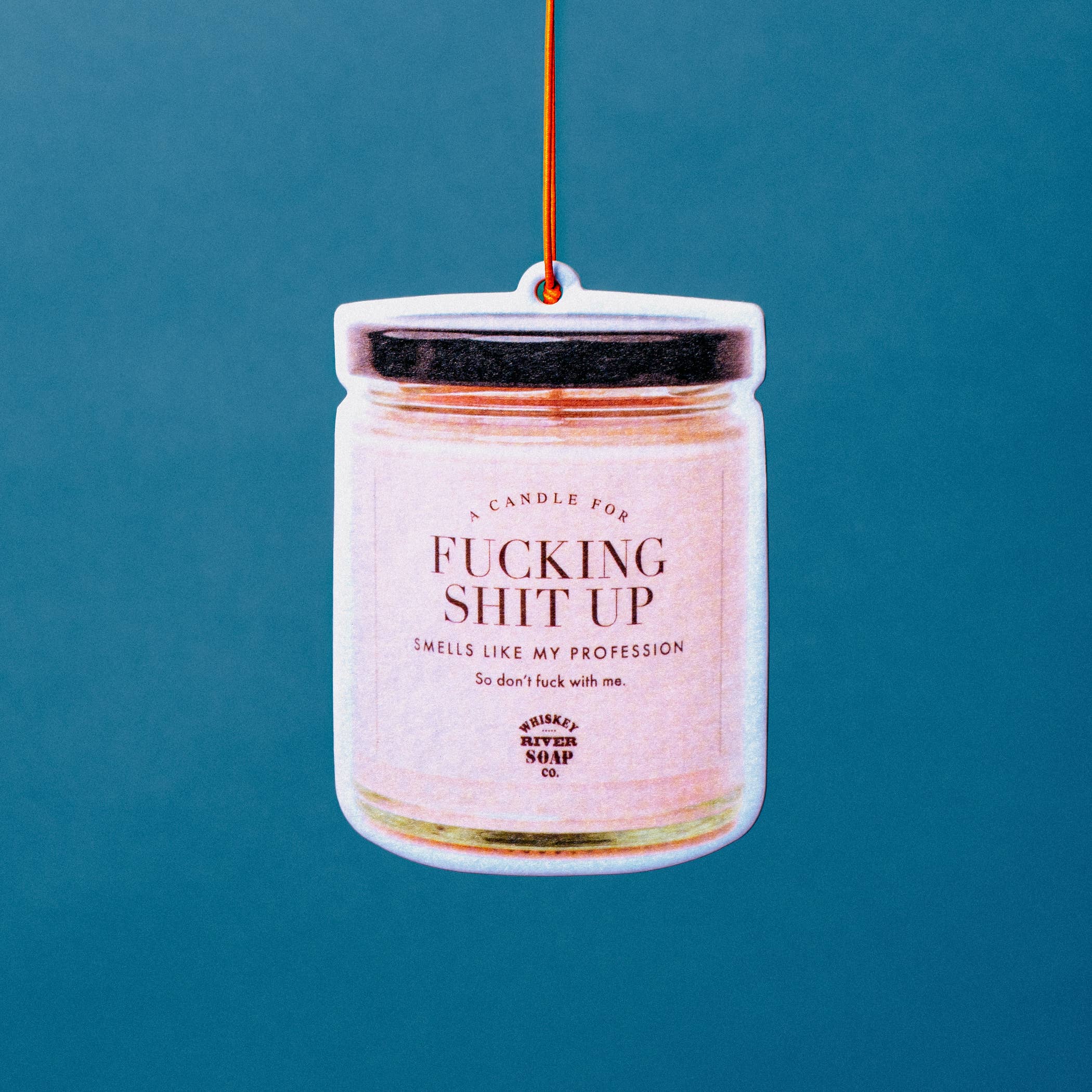 Whiskey River Soap Co. - Vente Désodorisant pour voiture – unisexe - Désodorisant d'Air "Foutre la Merde WTF" | Désodorisant de Voiture Amusant1