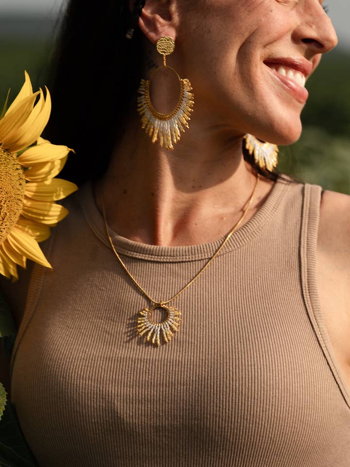 Mira Helia lang halskæde for engroshandel hos Valdyria