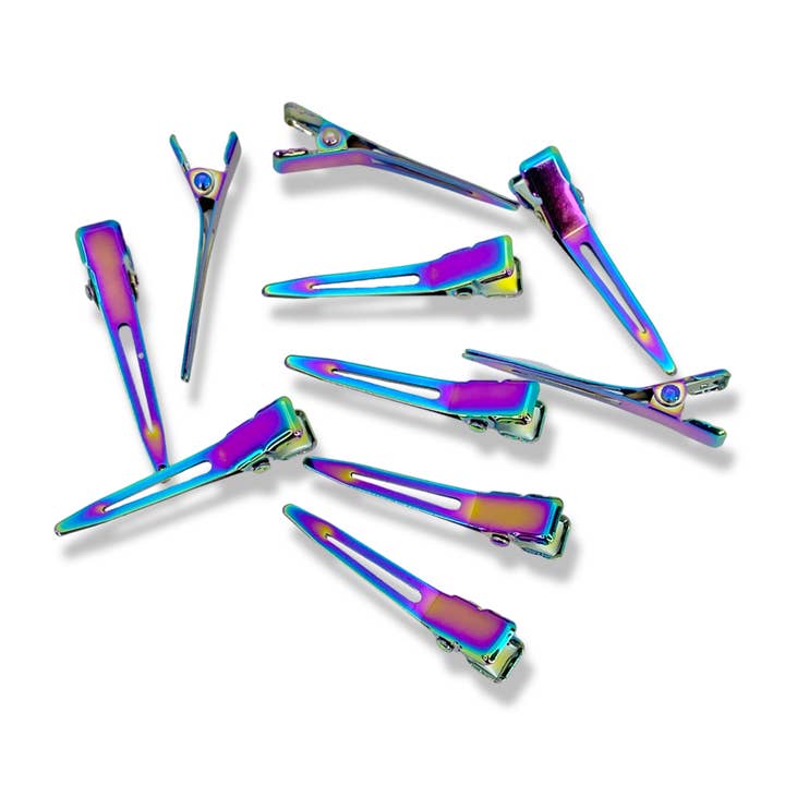 Rainbow Metal Hair Clips for wholesale by More Me Know