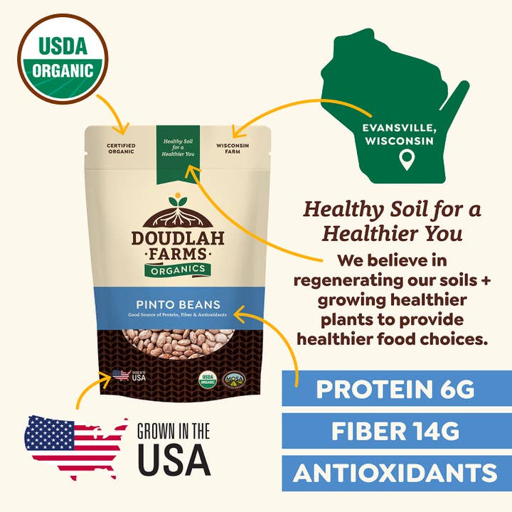 Doudlah Farms Organics - Wholesale Bonen - Biologische pinto bonen