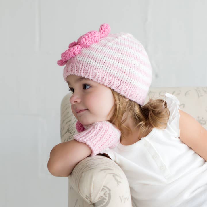 Huggalugs - Wholesale Beanie - Kids - Parfait Pink Ziggy Beanie Hat Baby & Kids5