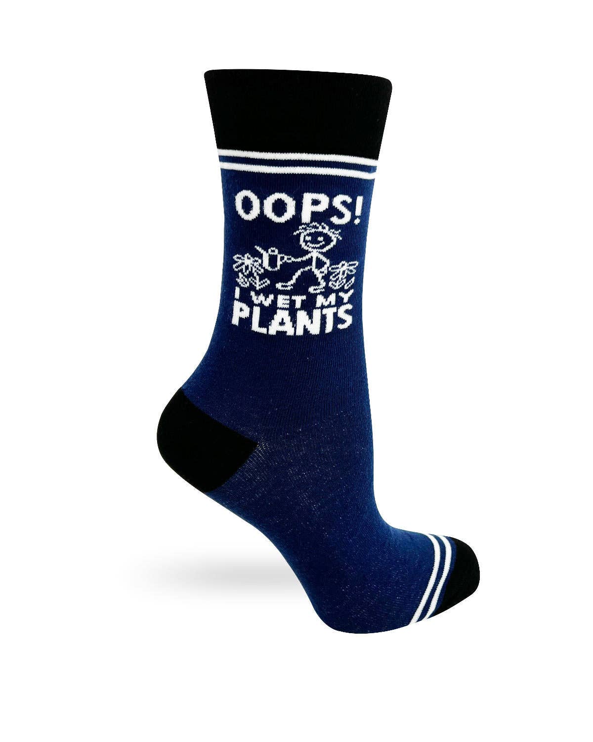 Fabdaz - Wholesale Socks - Unisex - Oops I Wet My Plants - Hey Now Unisex Crew Socks