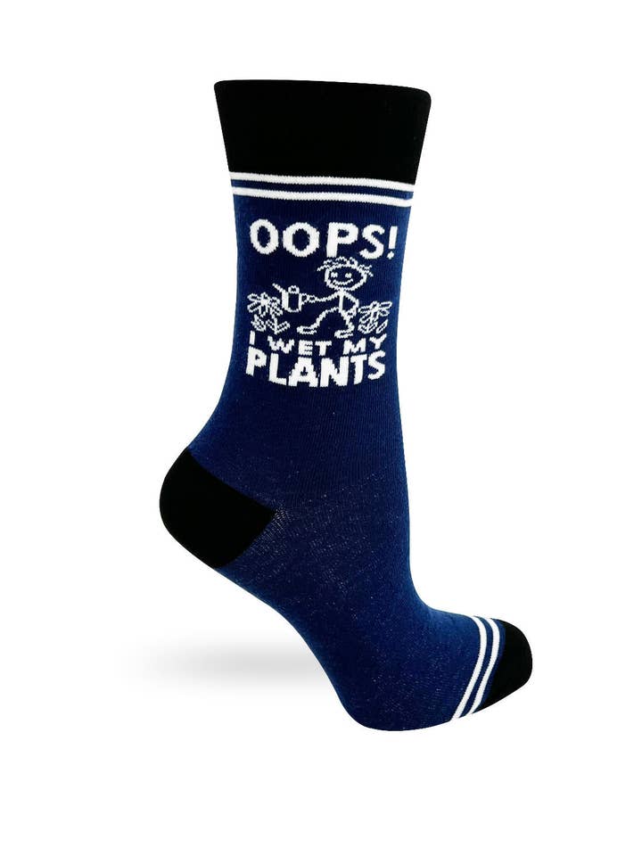Fabdaz – wholesale Socks – Unisex – Oops I Wet My Plants - Hey Now Unisex Crew Socks