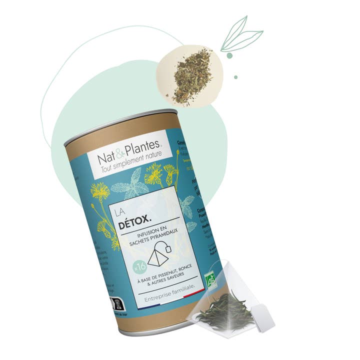 Detox økologisk pyramide poser x 16 for engroshandel hos Nat&Plantes