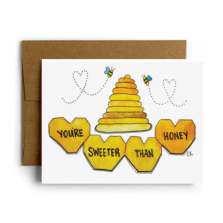 Carte de ruche pour la vente par Eileen Graphics