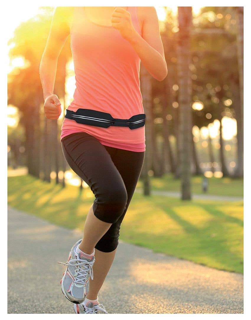 Negro Double Xtens - Cinturón De Running Negro de venta al por mayor en Faire6