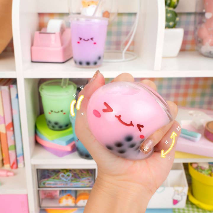 Kawaii Slime Company - Wholesale Squishy Toy - Kids & Baby - Boba Buddies Sensory Toy Fidget Squishy (24pcs/case)