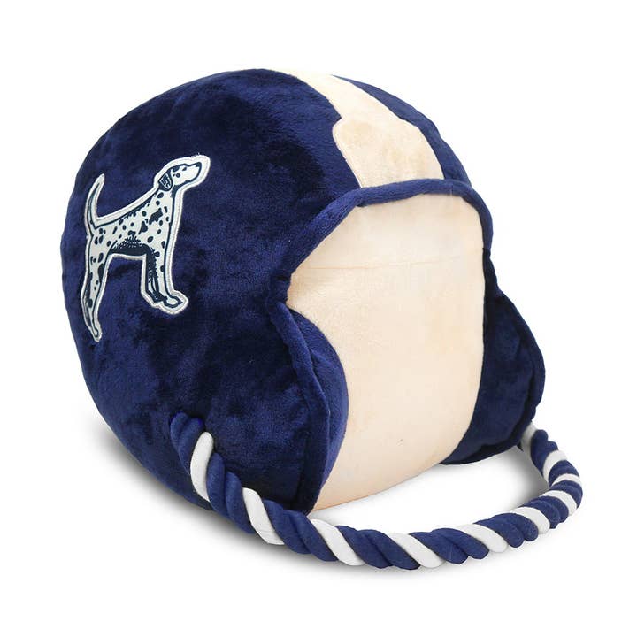 G&H x Puppy Bowl Helmet Toy for wholesale by Grounds & Hounds Coffee Co.