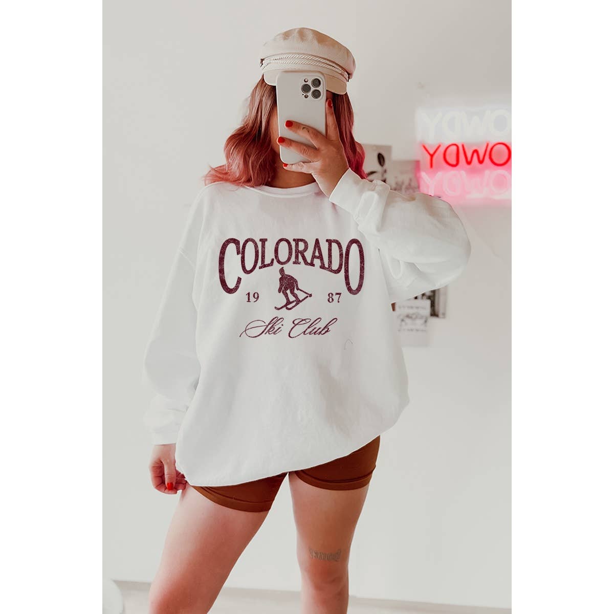 Illustrated Society - Wholesale Graphic Sweatshirt - Women's - COLORADO SKI CLUB VINTAGE GRAPHIC SWEATSHIRTS5