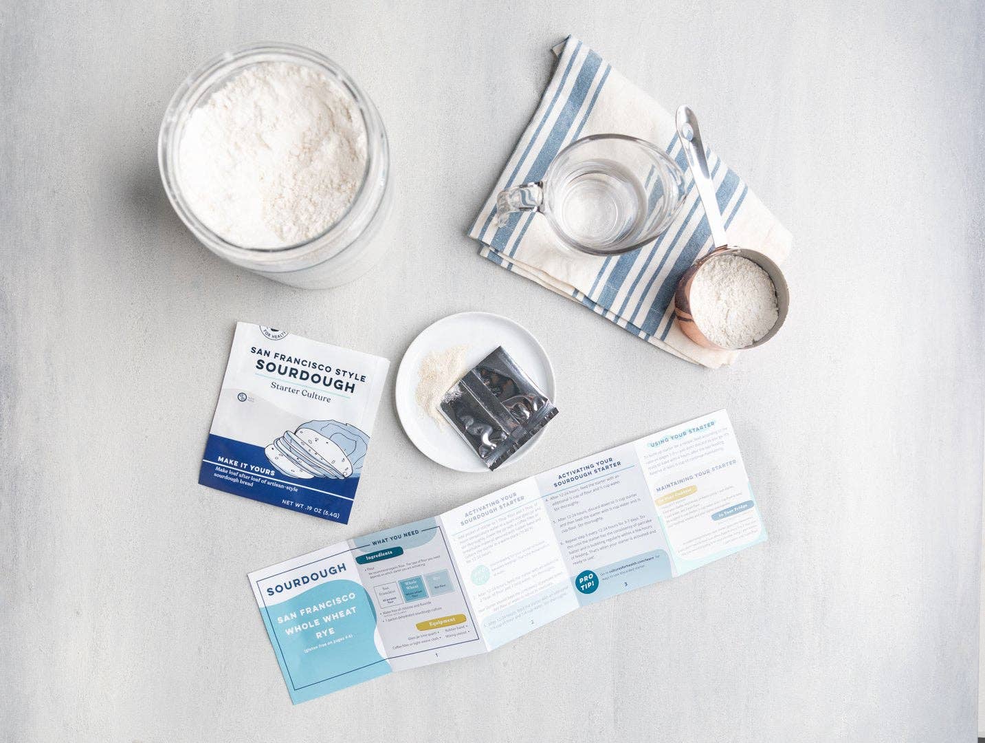 Cultures for Health - Vente Mélange pour pain - Kit de Pain au Levain Artisanal (Pack de 8 unités)7