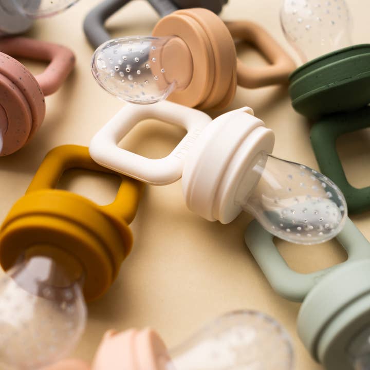 Minika - Wholesale Teether (Not Clip-On) - Baby - Silicone feeder teether - Sage