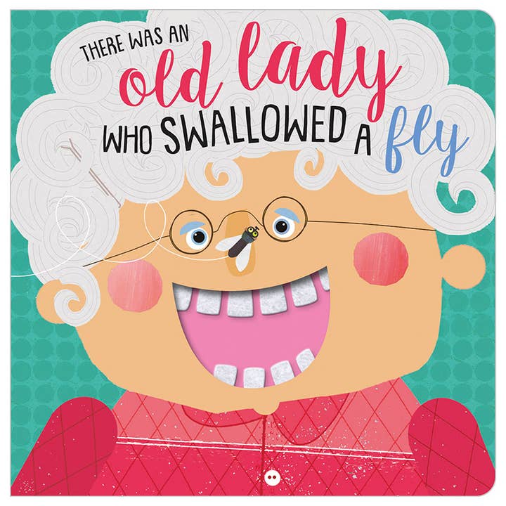 Make Believe Ideas – wholesale Preschool Book (3-5) – Felt Teeth There Was an Old Lady Who Swallowed a Fly