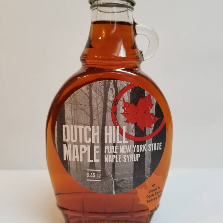 Maple Syrup - 8 Oz Glass Bottle for wholesale by Dutch Hill Maple