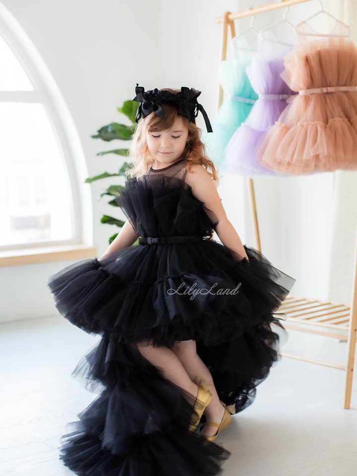 Lilyland - Vendita all'ingrosso Set Io e Mamma - Barbie abbinato in tulle veste mamma e figlia con il treno#