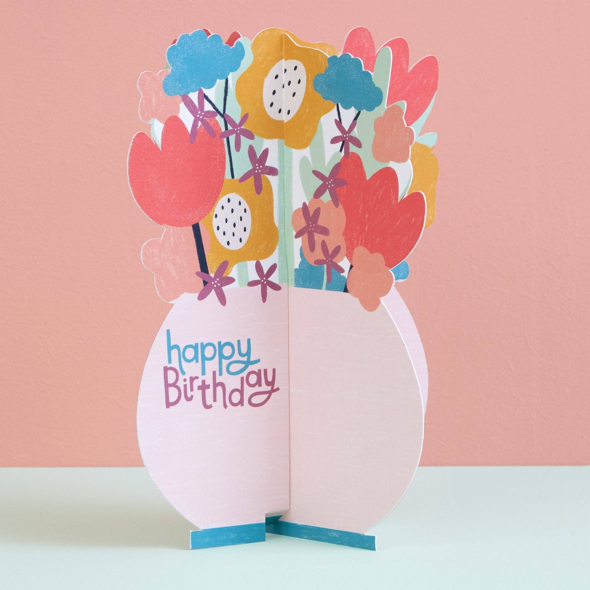 Raspberry Blossom - Wholesale Birthday Card - Flowers (TRS03)4