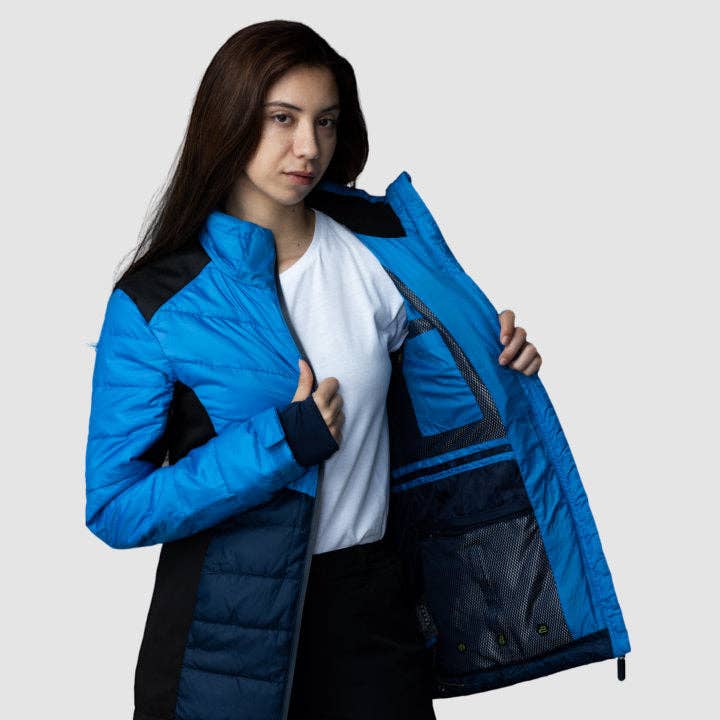 Veste EcoDown - Femme, bleu pour la vente par Apricoat