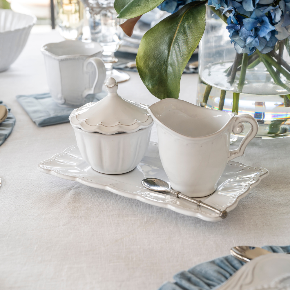 Arte Italica & Crown Linen Designs - Wholesale Creamer - Bella Bianca Creamer1
