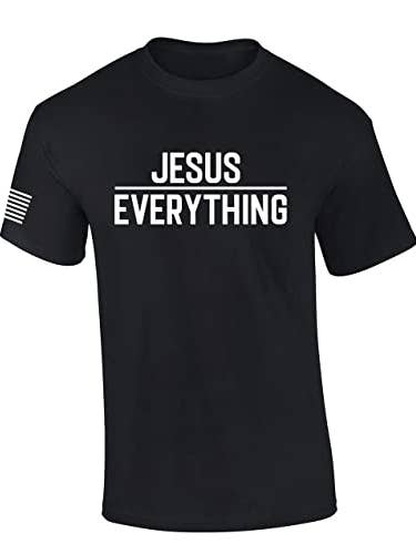 Jesus Over Everything SS T-Shirt for wholesale by Trenz Shirt Company