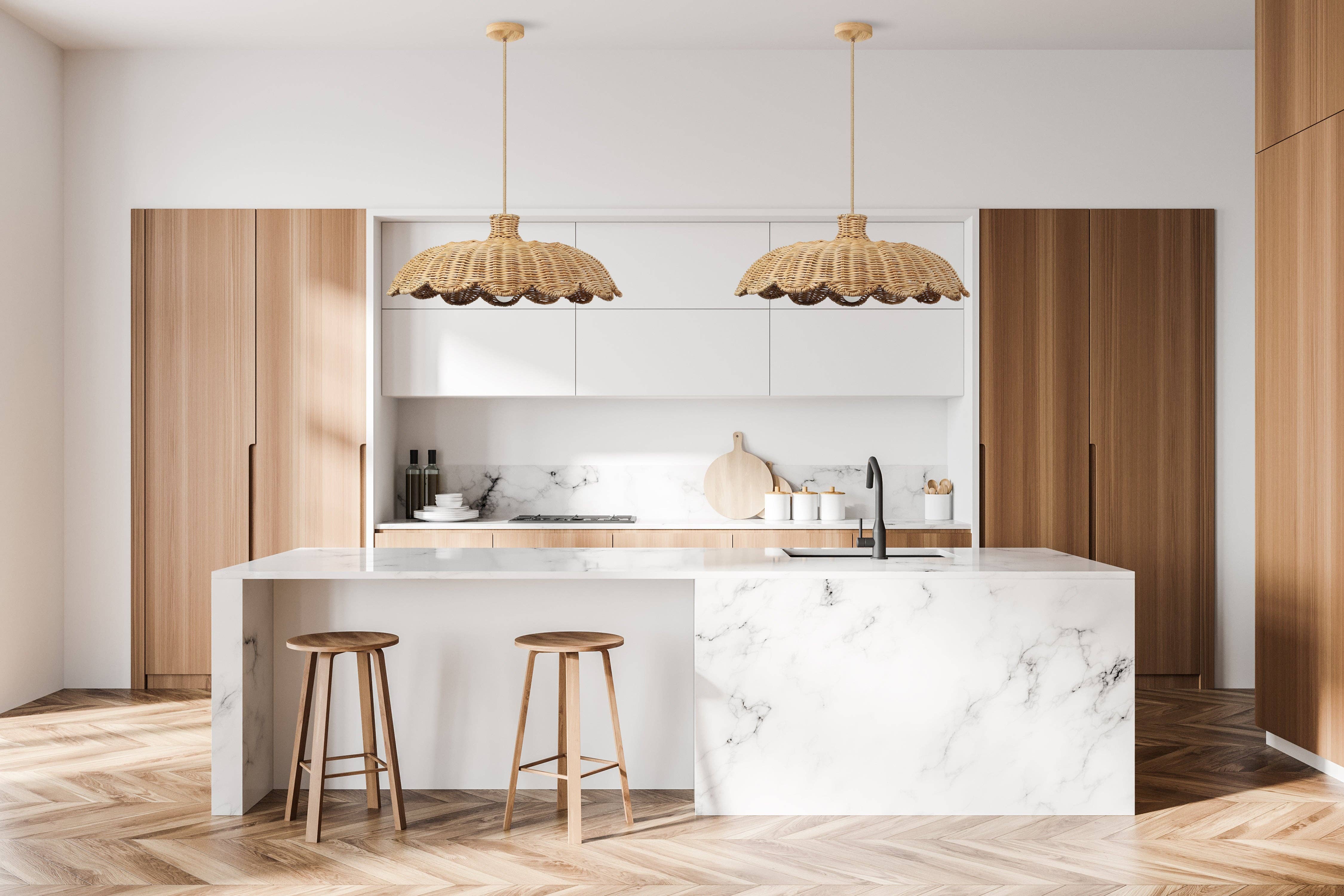 Rowabi - Wholesale Chandelier/Hanging Light - Aurelia Rattan Pendant Light1