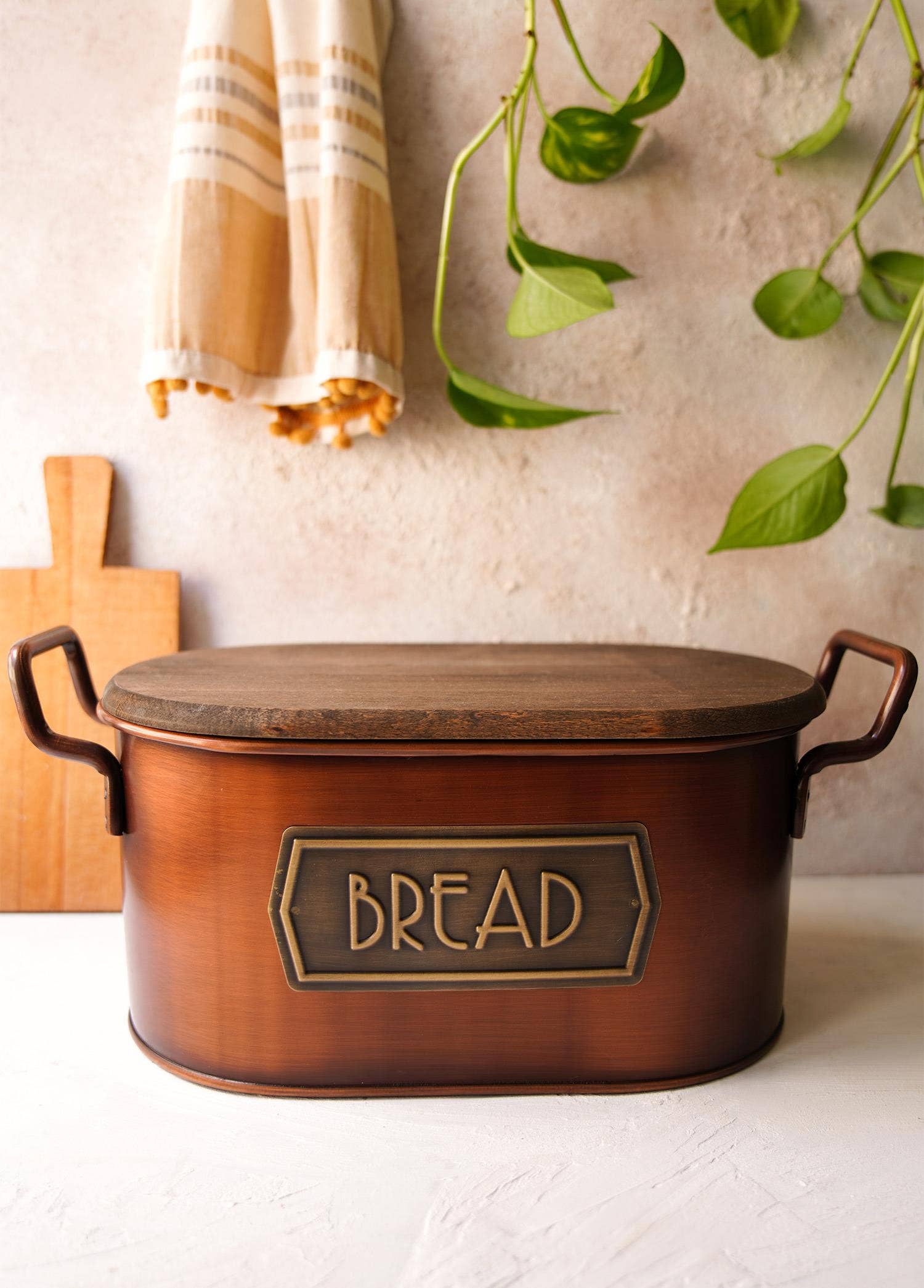 Rozi - Wholesale Bread Box - Copper Bread Bin1