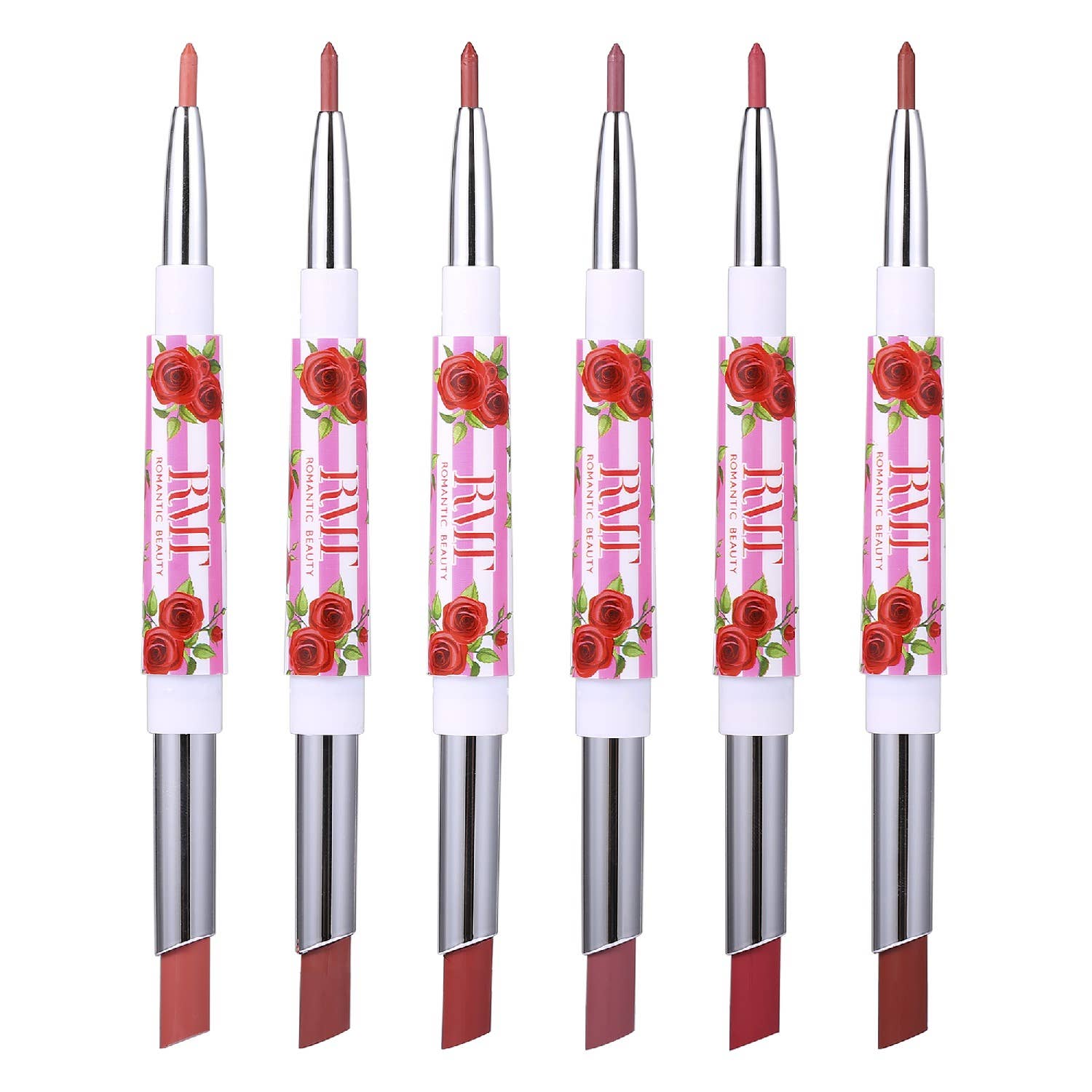 Diacly - Wholesale Lipstick Set - 24 PC Lip Stick and Liner Nude Tone1