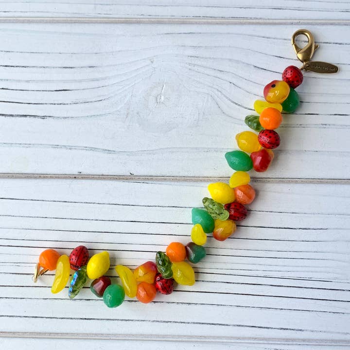 Lenora Dame - Wholesale Beaded Bracelet - Still Life Fruit Bracelet1