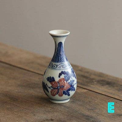 Gohobi （We cover U.S. import duties） – wholesale Vase – Gohobi Hand-painted Blue and White Porcelain Vase4