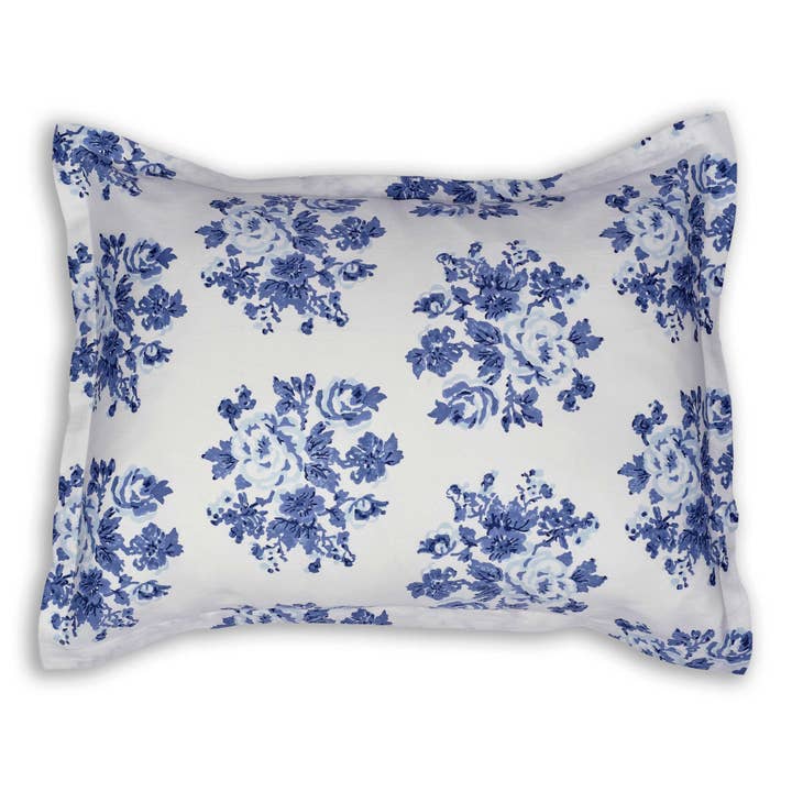 Bliss and Mischief - Wholesale Bedding Pillowcase/Sham - Set of 2 Pillow Case Shams, Market Blue