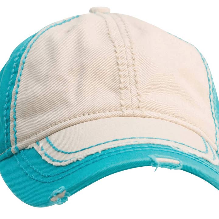 Casquette Color Block pour femme - Option artistique personnalisée : broderie pour la vente par ACE USA