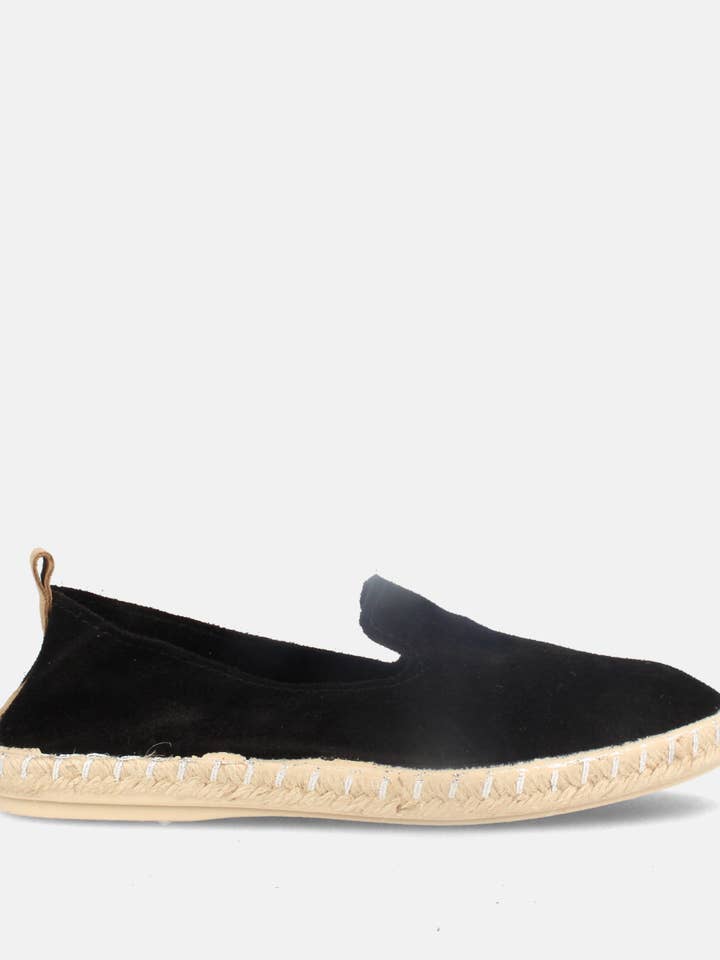 LOLA Espadrilles for women in suede Lola jute floor black for wholesale by NEOX CALZADOS, S.L.U. (Marila Shoes)