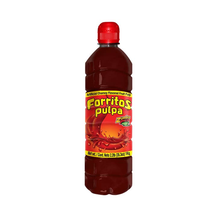 Carnival Candies & Ice Cream Inc. - Wholesale Sauce - Zumba Pica Forritos Chamoy Flavored Fruit Pulp Sauce (35.3 Oz)