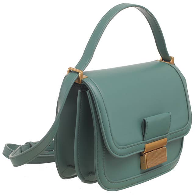 Bessie London – wholesale Crossbody bag – Women's – GOLD CLASP FLAP CORSSBODY BAG7