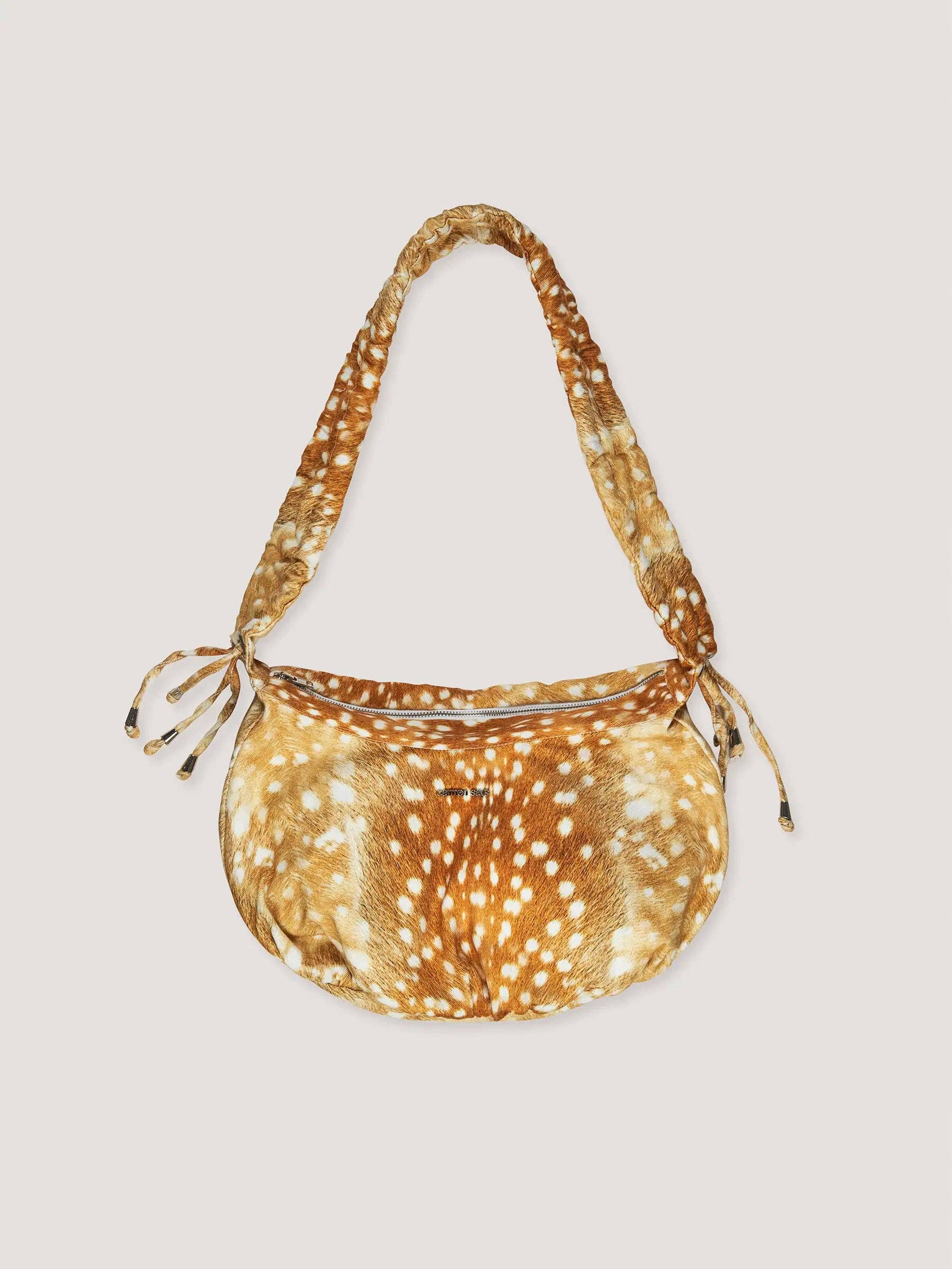 CARMEN SAYS - Wholesale Shoulder Bag - Women's - Bolso de Playa con Estampado de Ciervo