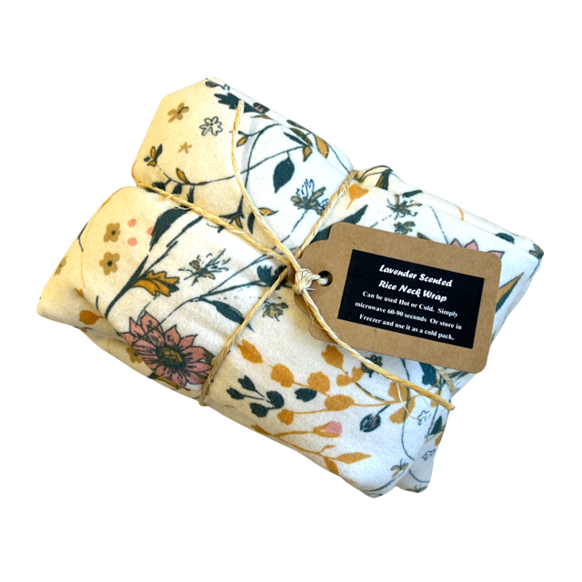 dkhandmade - Wholesale Hot/Cold Compress - Flannel Lavender Scented Therapy Rice Neck Wraps Floral/Geom0