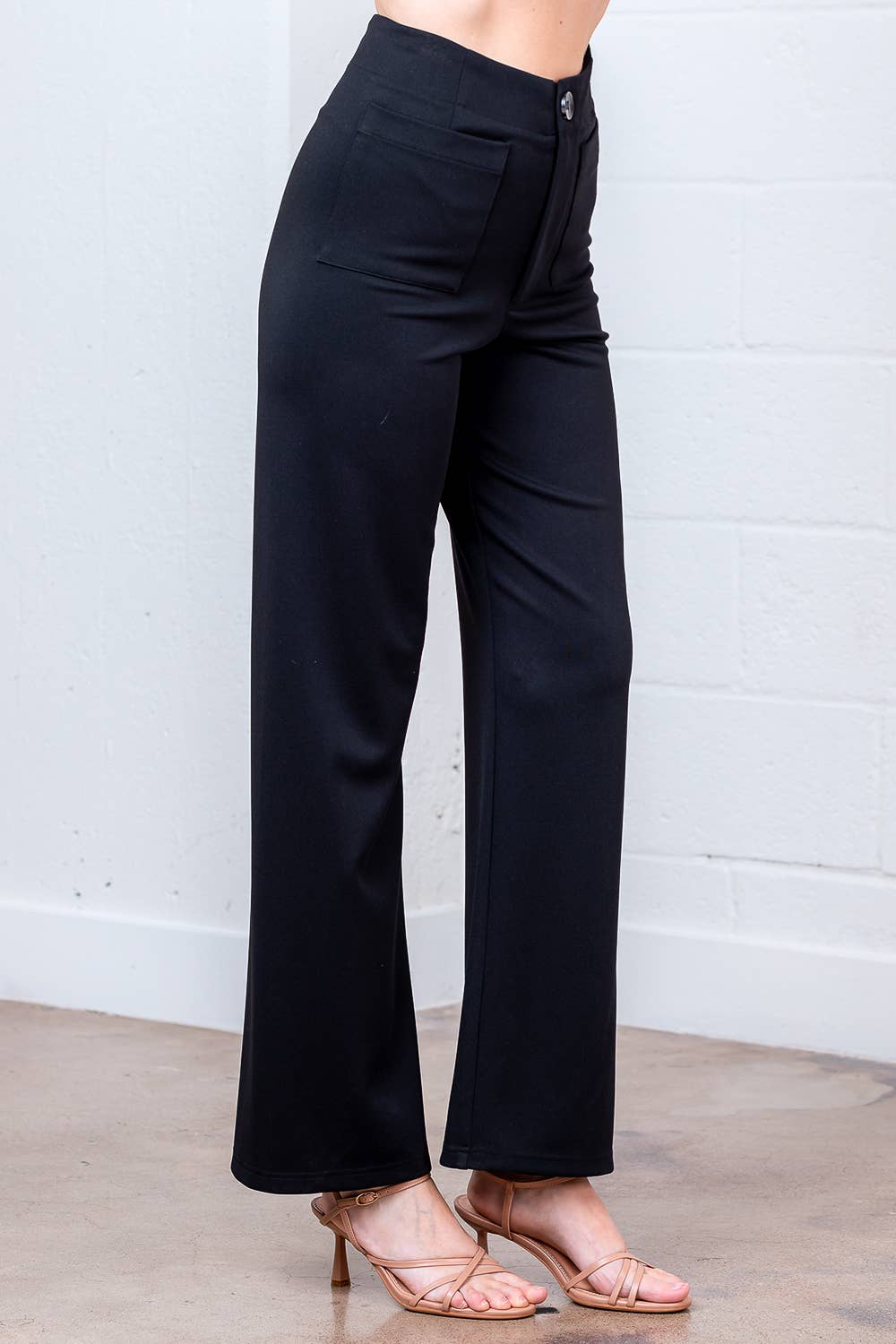 Black BP10005T-ANTRO FRONT POCKET PANT  for wholesale on Faire2