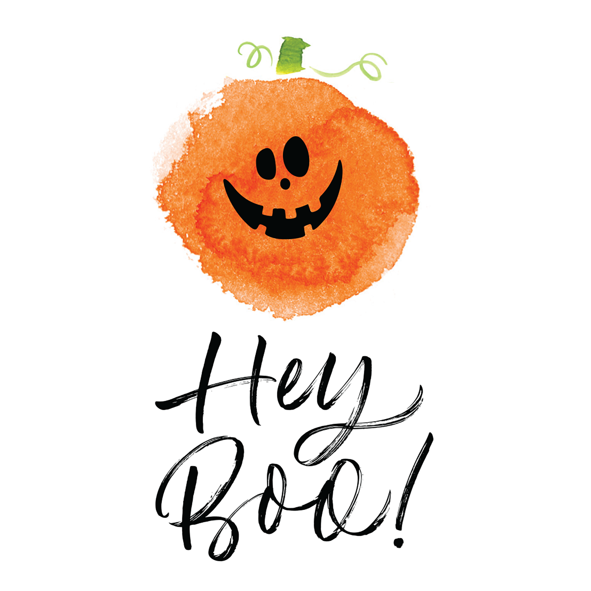 Design With Heart - Wholesale Halloween Card - "Hey Boo!" Halloween Greeting Card1