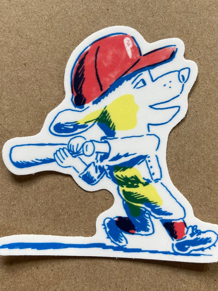 Autocolante de Cão dos Phillies por atacado de Steve Teare's Pet Portraits