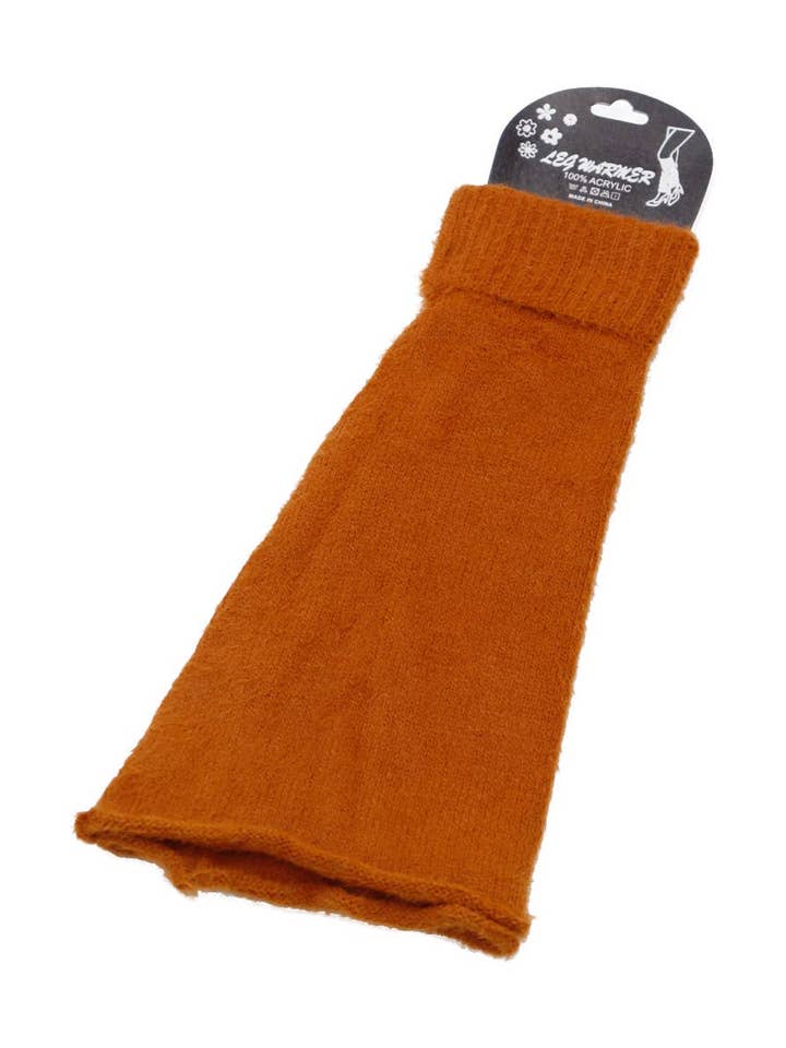 ASSORTED Fuzzy Flared Baggy Knitted Y2k Leg Warmers for wholesale on Faire3