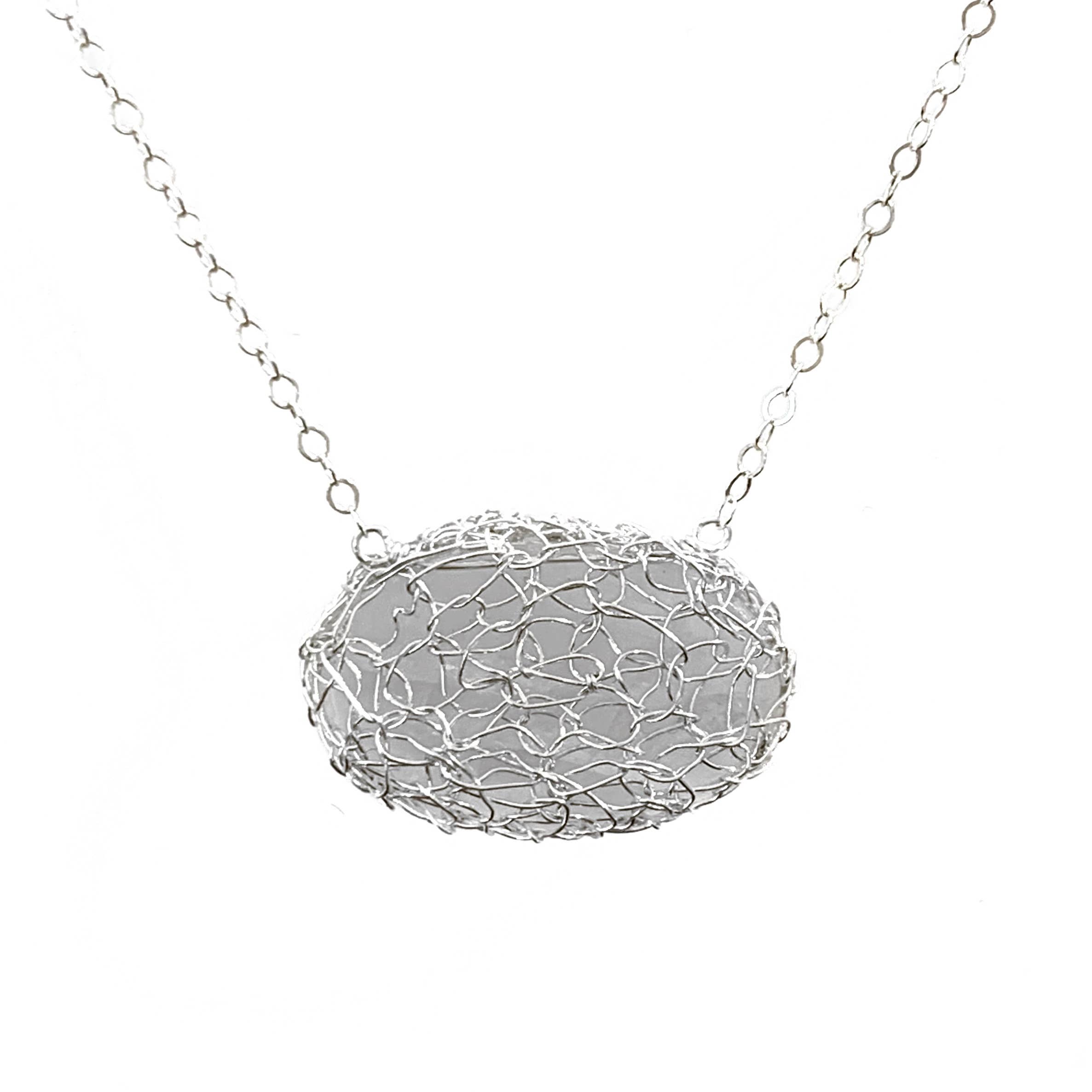 Arivka Jewelry – Großhandel Kette mit Anhänger/Charm – Haumea Halskette Mondstein In Silber1