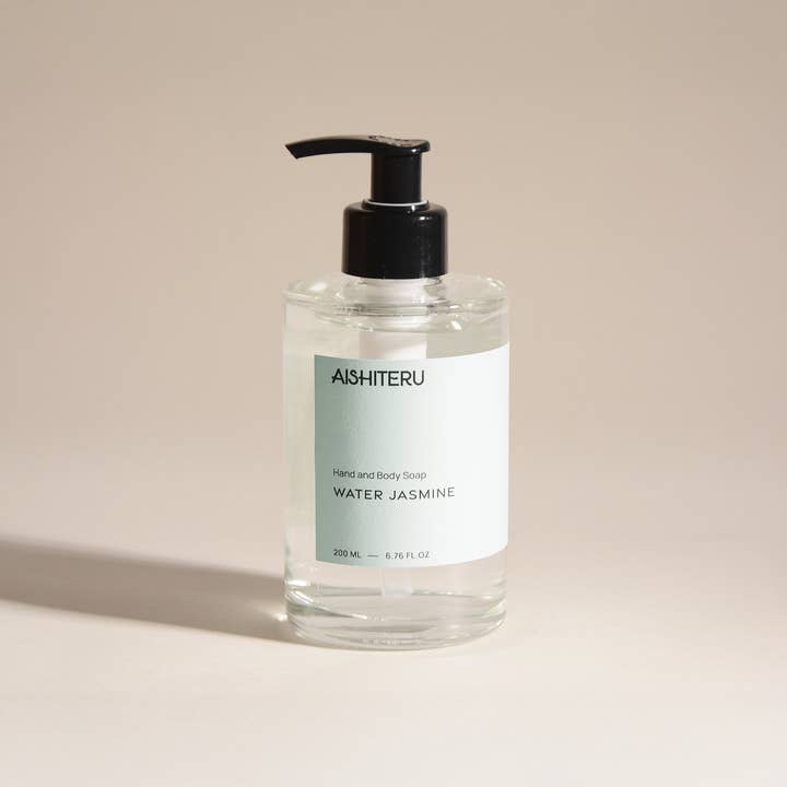TVÄTTGEL FÖR HÄNDER OCH KROPP 200 ML – VATTENJASMIN för wholesale av AISHITERU