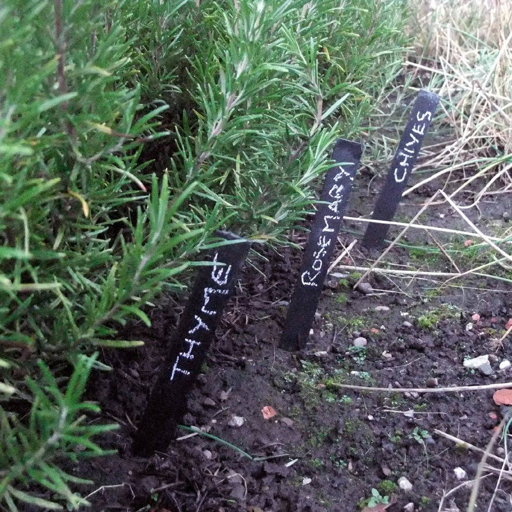 The House nameplate company – wholesale Garden/lawn stake – Set of 6 Slate Plant Markers (SR34)2