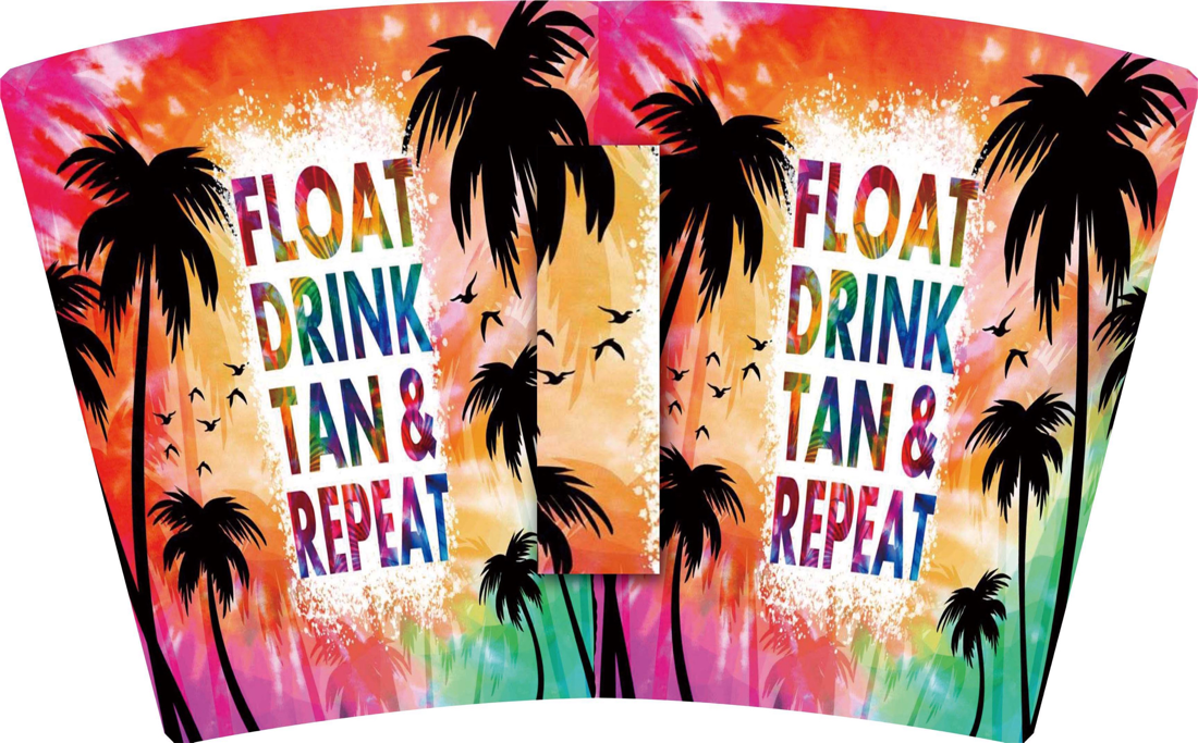 LA Koozie Company - Wholesale Drink Huggers & Koozies - Float, Drink, Tan & Repeat1