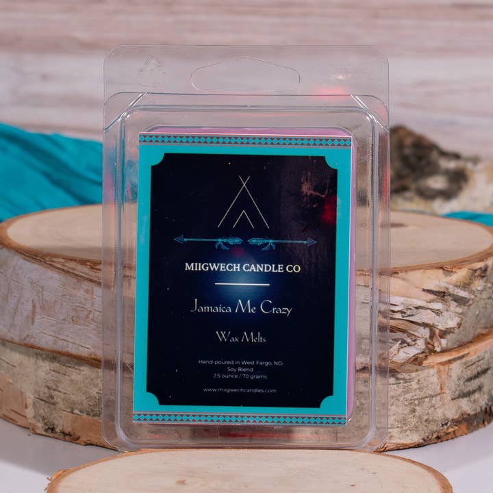 Jamaica Me Crazy Wax Melt for wholesale by Miigwech Candle Co LLC