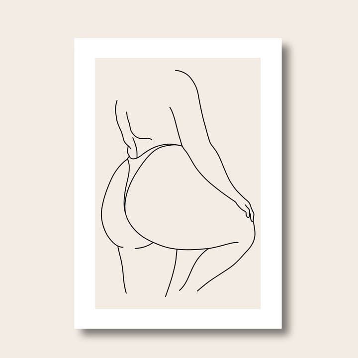 Art positif du corps, impression d'autonomisation de la femme, art féministe pour la vente par PRINTD image