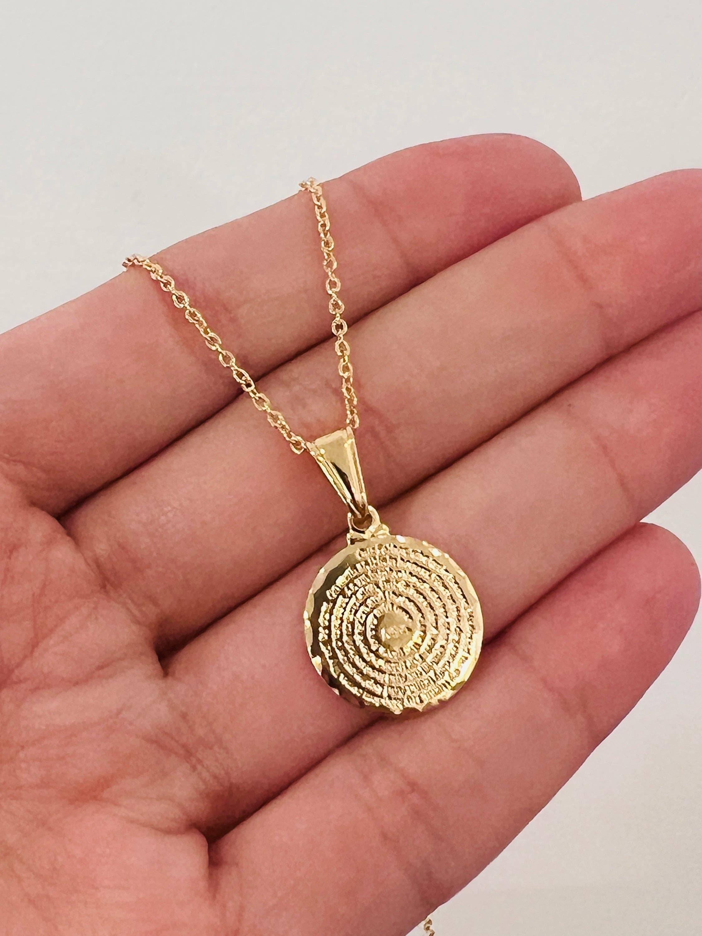 Haus of Monogram - Wholesale Pendant/Charm Necklace - Gold Filled Our Father Necklace | Faithful Daily Prayer2