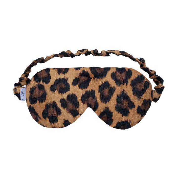 Avslappnande ögonmask med linfrön och lavendel - Leopardmönster för wholesale av SOOPZ