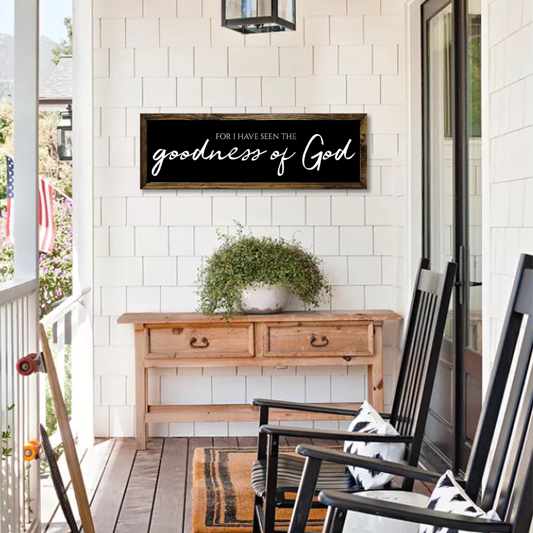 Jarmz Designs - Wholesale Sign - TIMBERLAND FRAME GOODNESS OF GOD1