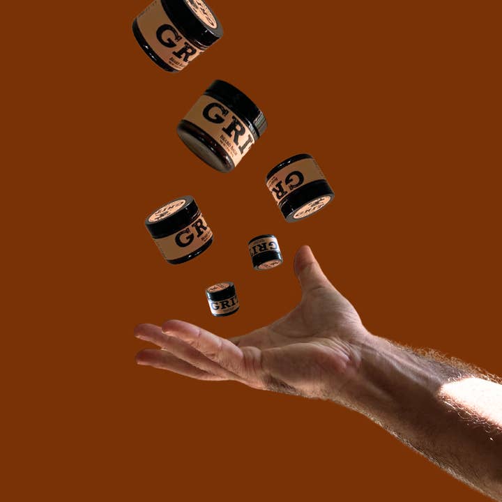 GRIT Soap Supply - Wholesale Beard Styling Product - Cowhide & Bourbon Beard Balm4