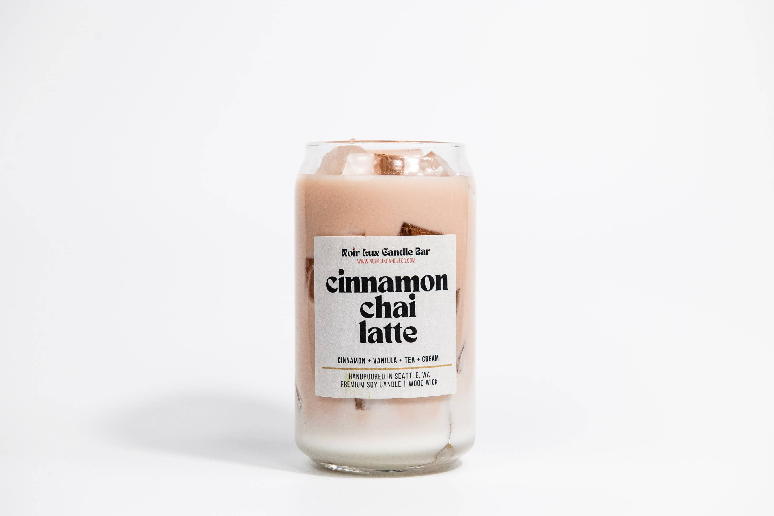 Noir Lux Candle Co - Wholesale Jar/Filled Candle - Iced Cinnamon Chai Latte Candle4